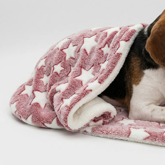 Komavic Plush Printed Pet Sleeping Mat