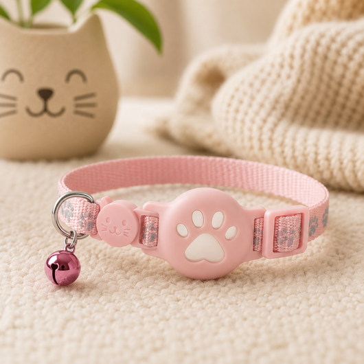 Komavic GPS Cat Collar Smart Tracker & Reflective Fit