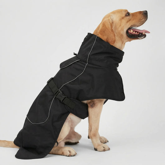 Komavic Windproof Dog Winter Coat with Leash Attachment