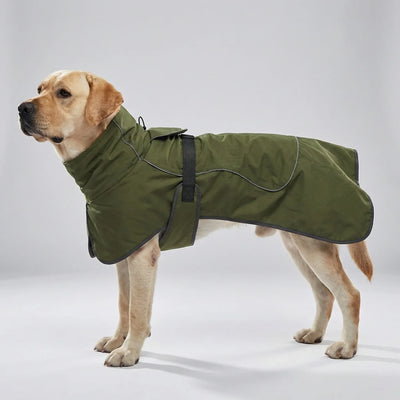 Komavic Windproof Dog Winter Coat with Leash Attachment