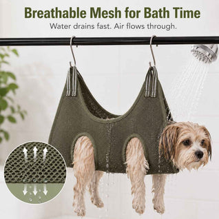 Komavic Pet Grooming Sling Bag with 4-Leg Access