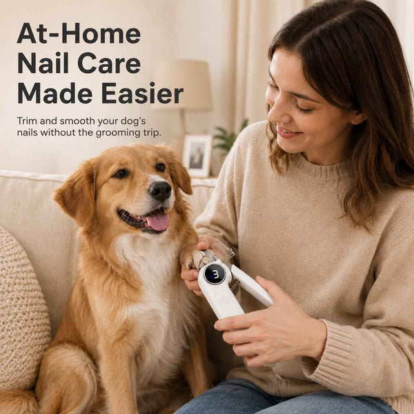Paws in Awe 2-in-1 Pet Electric Nail Clipper & Grinder with LED Light