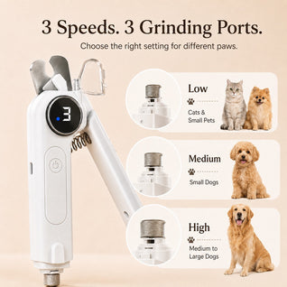 Komavic Pet Nail Clipper & Grinder LED 2-in-1 Grooming