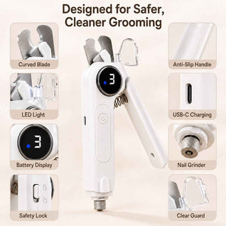 Komavic Pet Nail Clipper & Grinder LED 2-in-1 Grooming