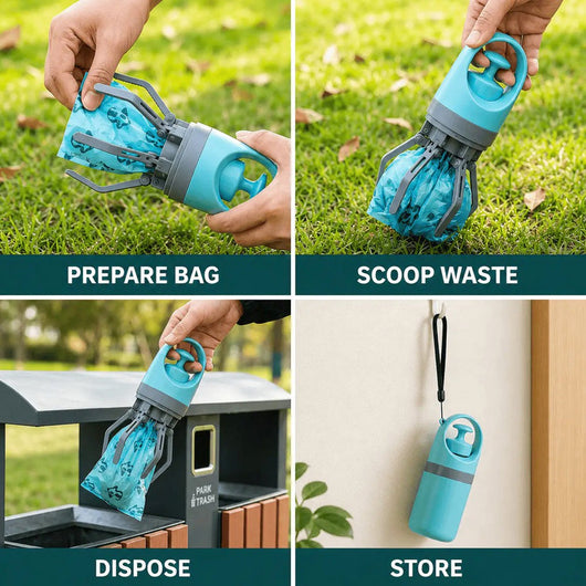 Portable Dog Poop Cleaner
