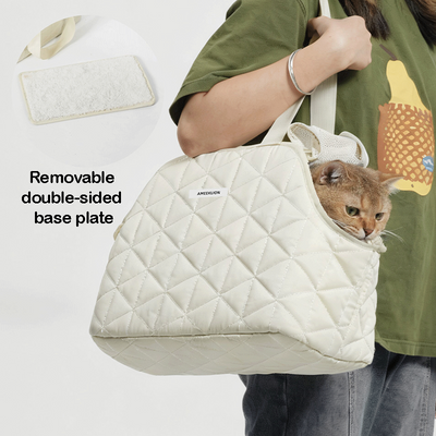 Komavic Warm Cat Carrier Tote with Fleece Lining