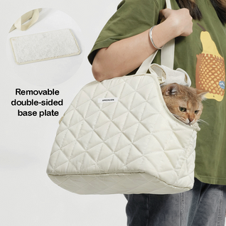 Komavic Warm Cat Carrier Tote with Fleece Lining
