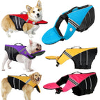 Reflective Dog Life Jacket With Neck Float Pad