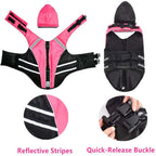 Reflective Dog Life Jacket With Neck Float Pad