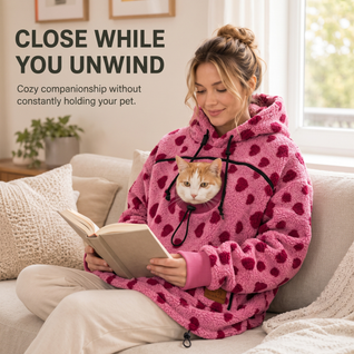 Komavic Pet Carrier Hoodie – Front Pouch for Cats & Small Dogs