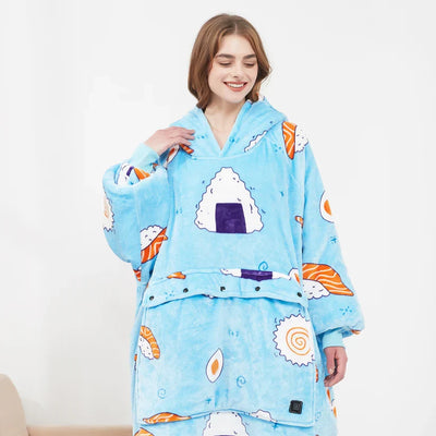 Komavic Oversized Cozy Pet Pouch Hoodie for Cats & Dogs