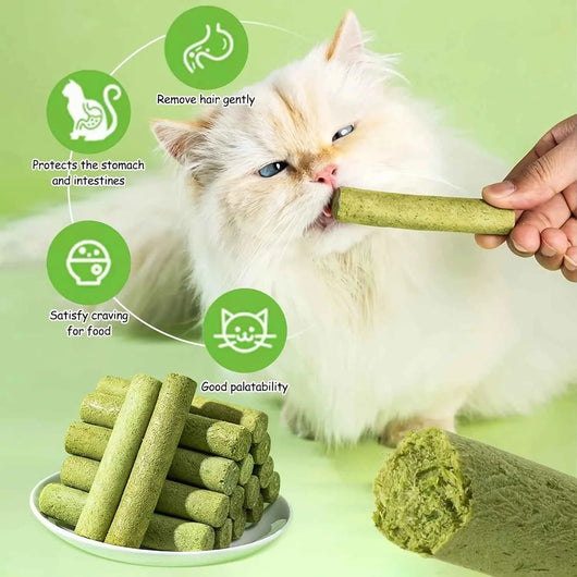 KOMAVIC GrassBite™ Cat Grass Chew Sticks
