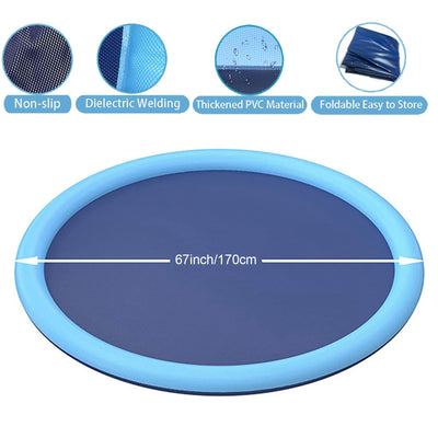 Anti-Slip Splash Pad Play Pool for Pets