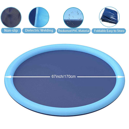 Enjoy Summer Fun with Our Anti-Slip Splash Pad for Pets