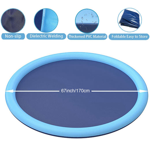 Anti-Slip Splash Pad Play Pool for Pets