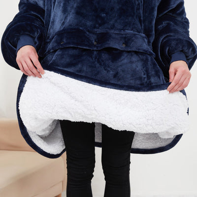 Komavic Oversized Cozy Pet Pouch Hoodie for Cats & Dogs