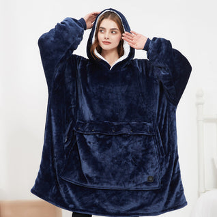 Komavic Oversized Cozy Pet Pouch Hoodie for Cats & Dogs
