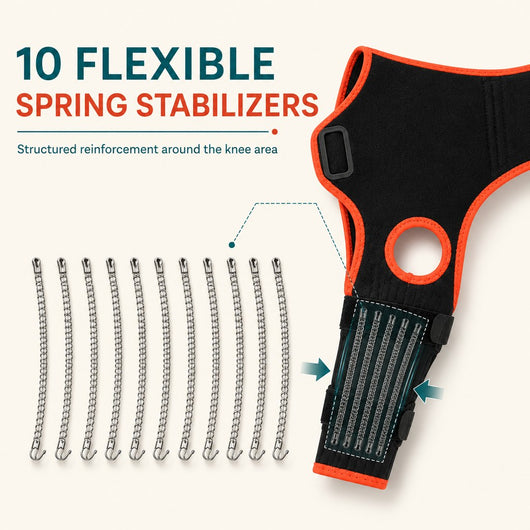 Komavic Adjustable Dog Knee Support Brace