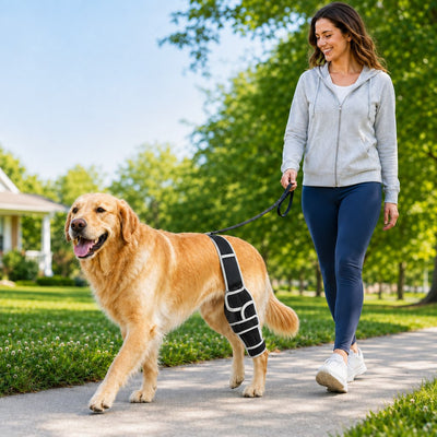 Komavic Dog Leg Support Brace Adjustable Mobility Support