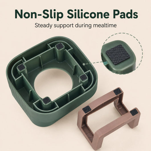 Elevated Slow Feeder Pet Bowl