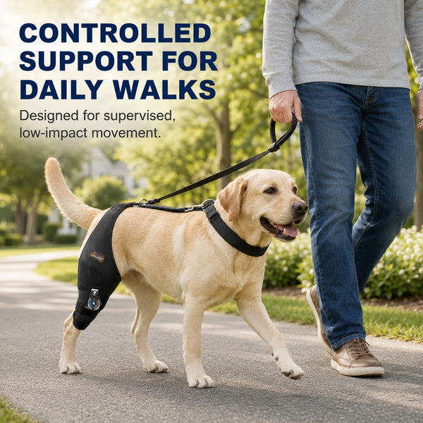 Adjustable Hinged Dog Knee Brace