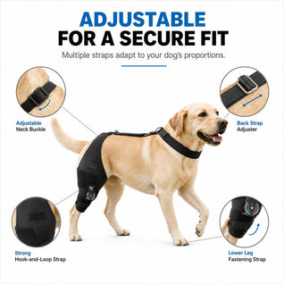 Komavic Dog Knee Brace Adjustable Hinged Leg Support