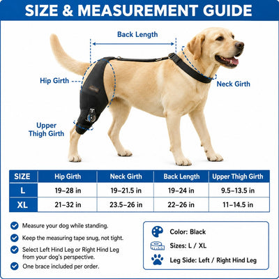 Adjustable Hinged Dog Knee Brace