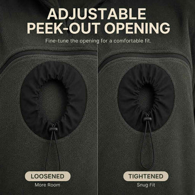 Paws in Awe Hands-Free Pet Carrier Hoodie – Cozy Front Pouch for Cats & Small Dogs at Home & Everyday Outings