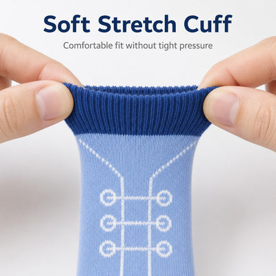 Komavic French Bulldog Non-Slip Socks Indoor Grip 4-Pack