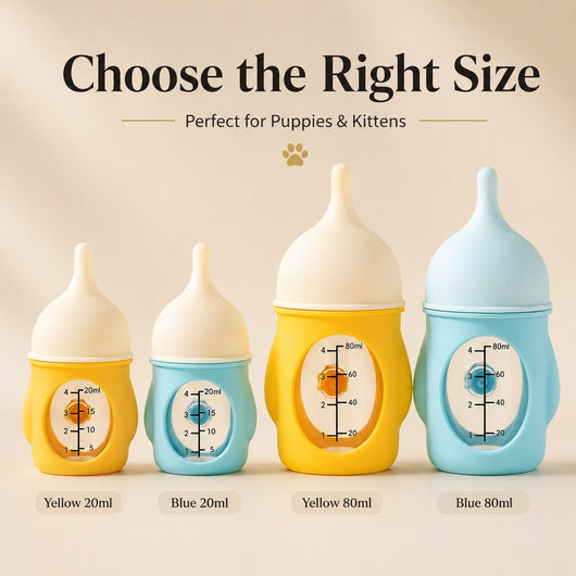 Komavic Newborn Pet Nursing Bottle for Puppies & Kittens
