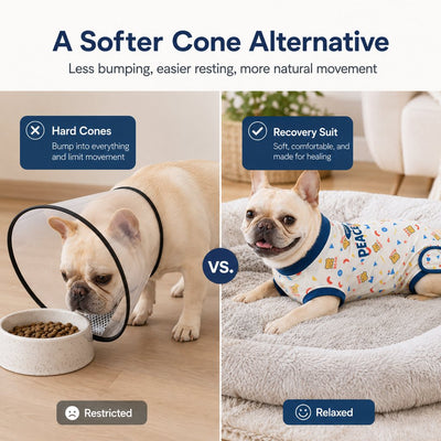 Komavic Dog Recovery Suit Soft Cone Alternative