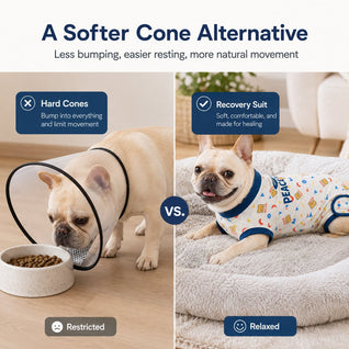 Komavic Dog Recovery Suit Soft Cone Alternative