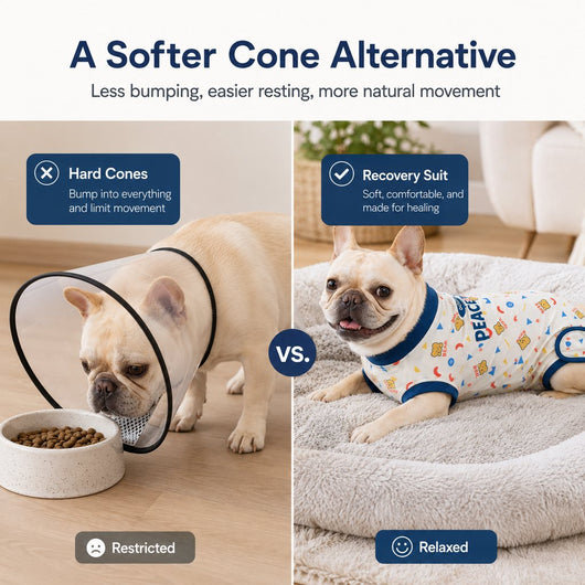 Komavic Dog Recovery Suit Soft Cone Alternative