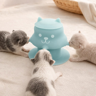 4-Nipple Silicone Nursing Feeder for Kittens & Puppies