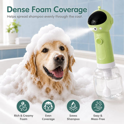 Pet Bath Bubble Maker Foam Sprayer
