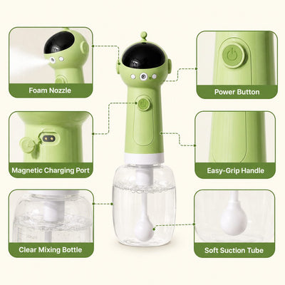 Pet Bath Bubble Maker Foam Sprayer