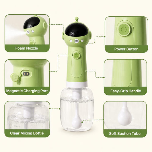 Pet Bath Bubble Maker Foam Sprayer