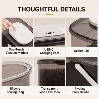 Komavic 10L Automatic Vacuum Pet Food Container