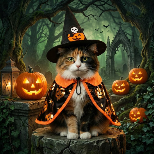 Komavic Halloween Cat Witch Costume