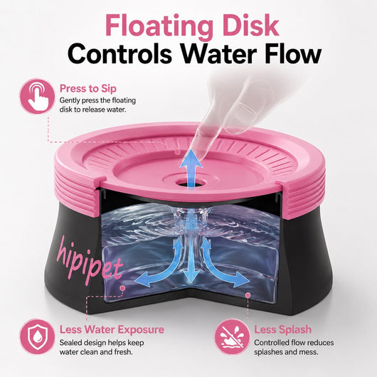 No-Drip Floating Water Bowl