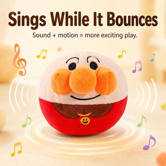 Interactive Electric Bouncing Plush Dog Toy