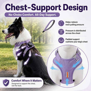 Komavic 2-in-1 Retractable Dog Harness