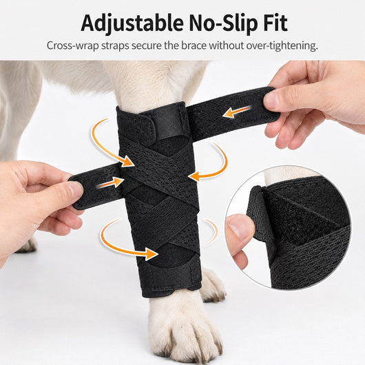 Komavic Dog Leg Support Brace Recovery & Wound Protection