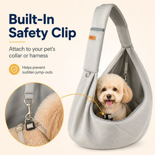 Komavic Breathable Crossbody Pet Sling Carrier