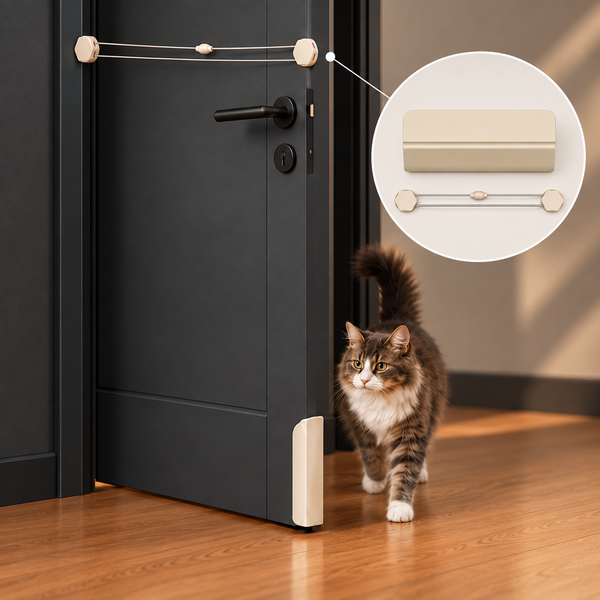 Komavic No-Drill Cat Door for Interior Doors