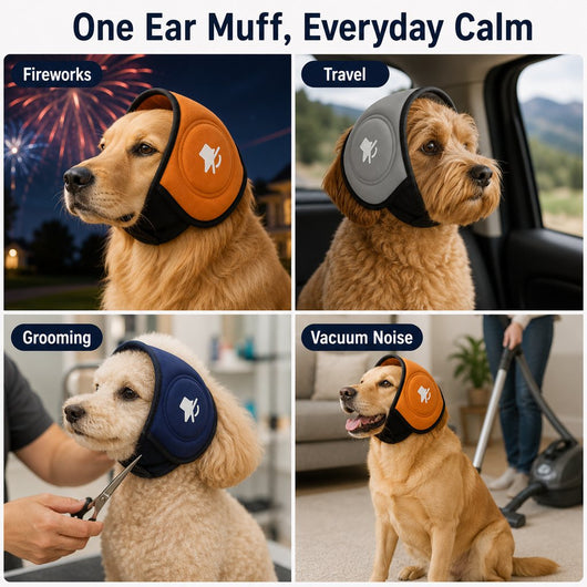 Komavic Soft Noise-Reducing Dog Ear Muffs