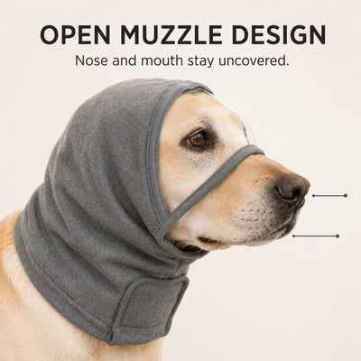 Komavic Calming Dog Hood with Clear Viewing Panel
