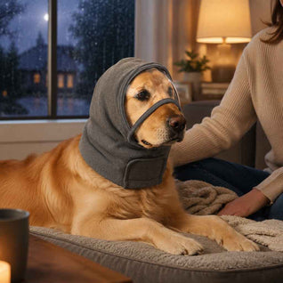 Komavic Calming Dog Hood with Clear Viewing Panel