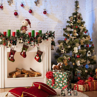 Komavic Cat Advent Calendar with 24 Christmas Ornaments for Cat Lovers