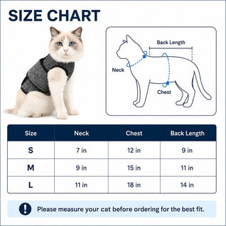 Komavic Cat Calming Vest Comfort Wrap for Stressful Moments